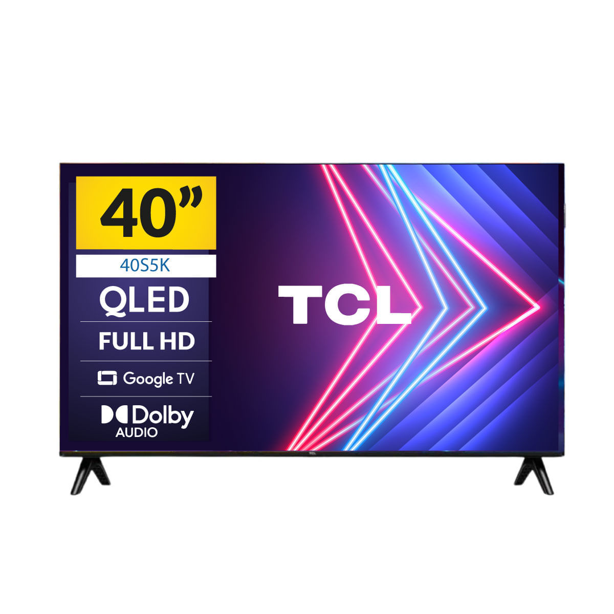 Televisor-Smart-TV-TCL-40S5K-40’’-QLED-Full-HD-Google-TV-negro-pulgadas