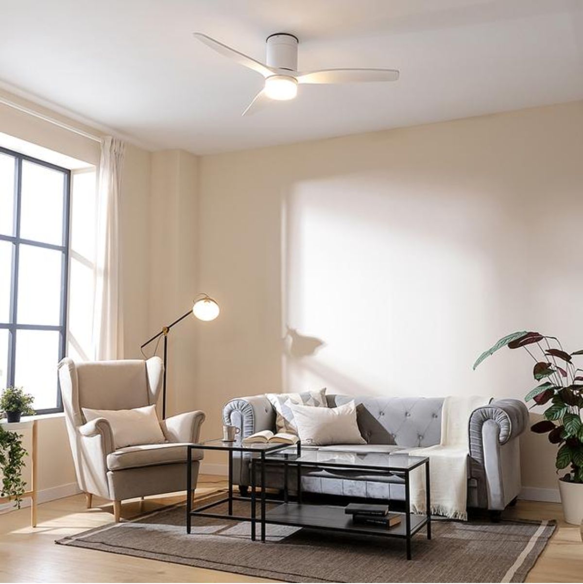 Ventilador-de-techo-Cecotec-EnergySilence-Aero-5600-Classic-40W-3-aspas-6-velocidades-blanco-Ø132-cm