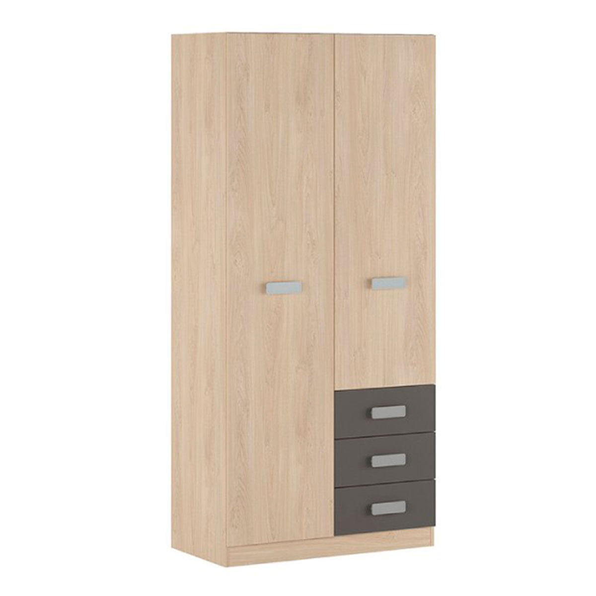 Armario-Donald-2-puertas-3-cajones-Puccini-grafito-2076x948x50-cm