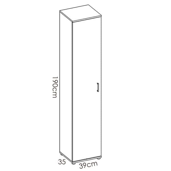 armario-fit-multiusos-1-puerta-blanco-190x39x35-cm-0029074