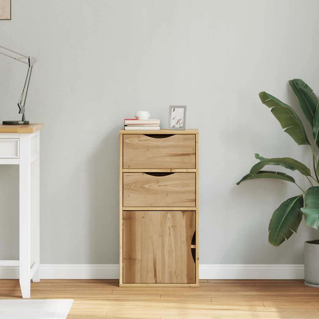 Mueble-auxiliar-Odda-1-puerta---2-cajones-natural-79x40x24-cm-