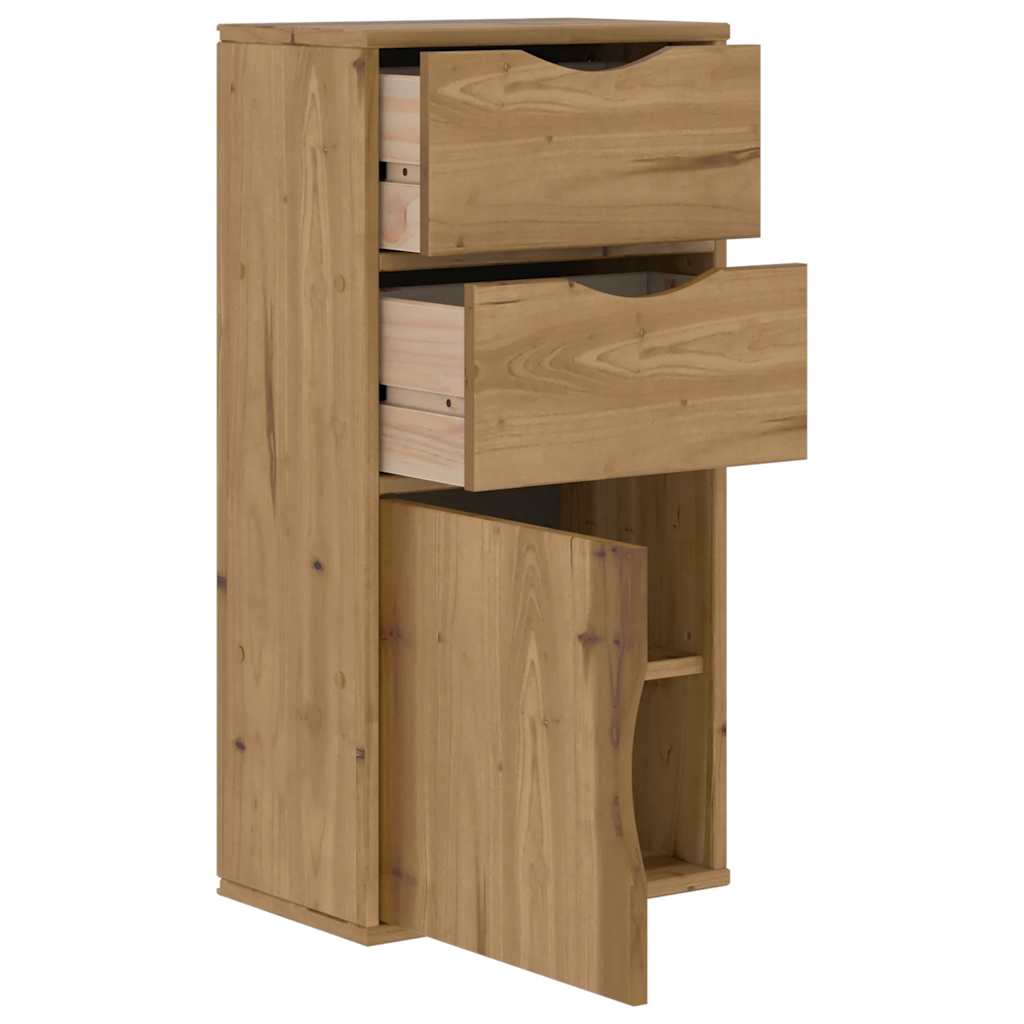Mueble-auxiliar-Odda-1-puerta---2-cajones-natural-79x40x24-cm-