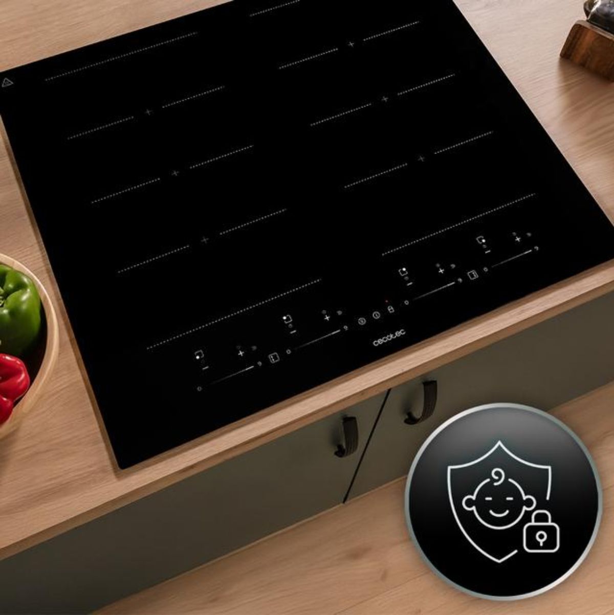 Placa-de-induccion-Cecotec-Bolero-Squad-I-4800-TotalFlex-7400W-9-potencias-negro