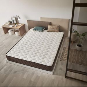 Colchón viscoelástico Dream Grafeno núcleo HR Pro Élite blanco 22 cm