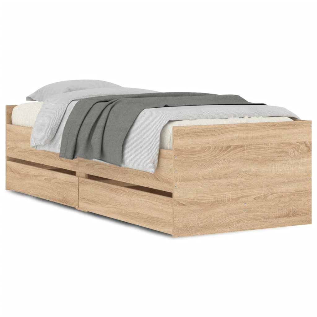 Estructura-de-cama-Solmar-2-cajones---somier-roble-claro-50x93x193-cm-lateral