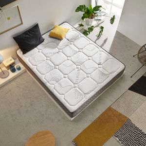 Colchón viscoelástico Dream Tencel núcleo HR Pro Luxe blanco 24 cm