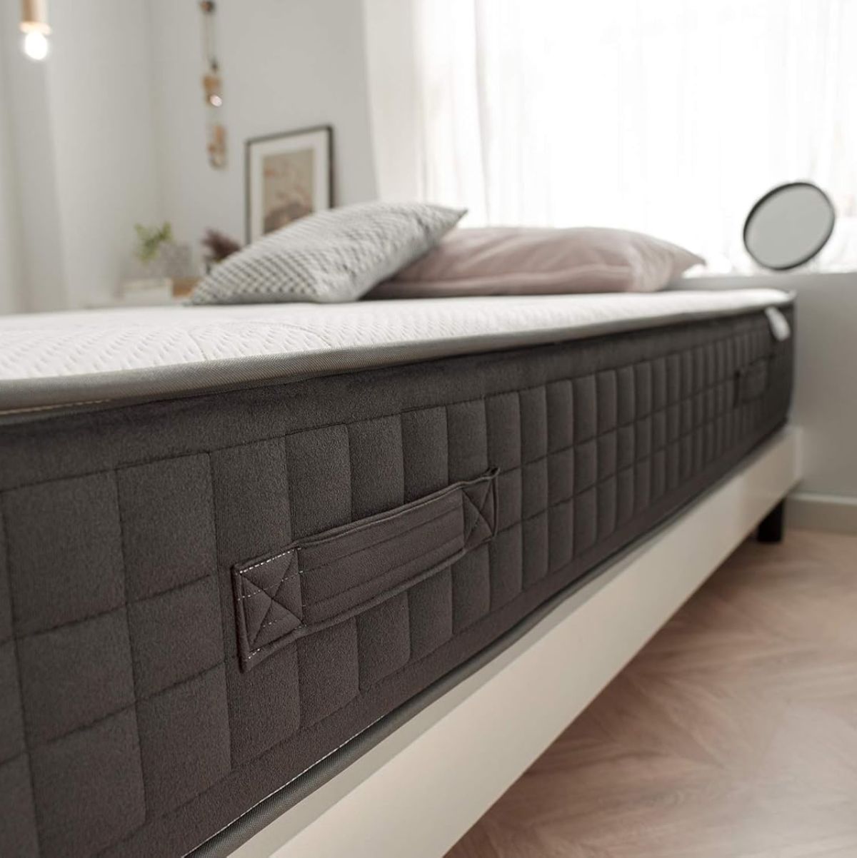 Colchon-visco-muelle-Hybrid-Cashmere-nucleo-muelles-ensacados-blanco-28-cm-detalle