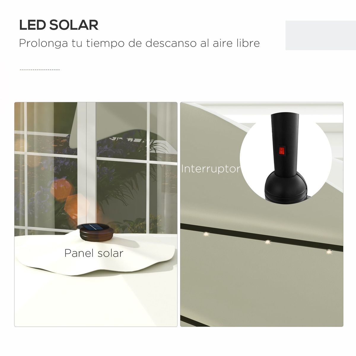 Sombrilla-Petunia-Outsunny-inclinable---32-LEDS-crema-Ø292x248-cm-web