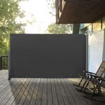 Toldo-lateral-Outsunny-enrollable-retractil-gris-180x300-cm-ambientada