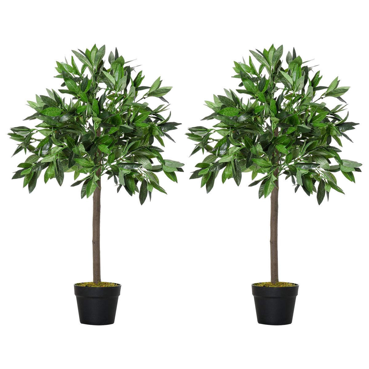 Pack-2-plantas-artificiales-Lohan-Outsunny-verde-Ø16x90-cm