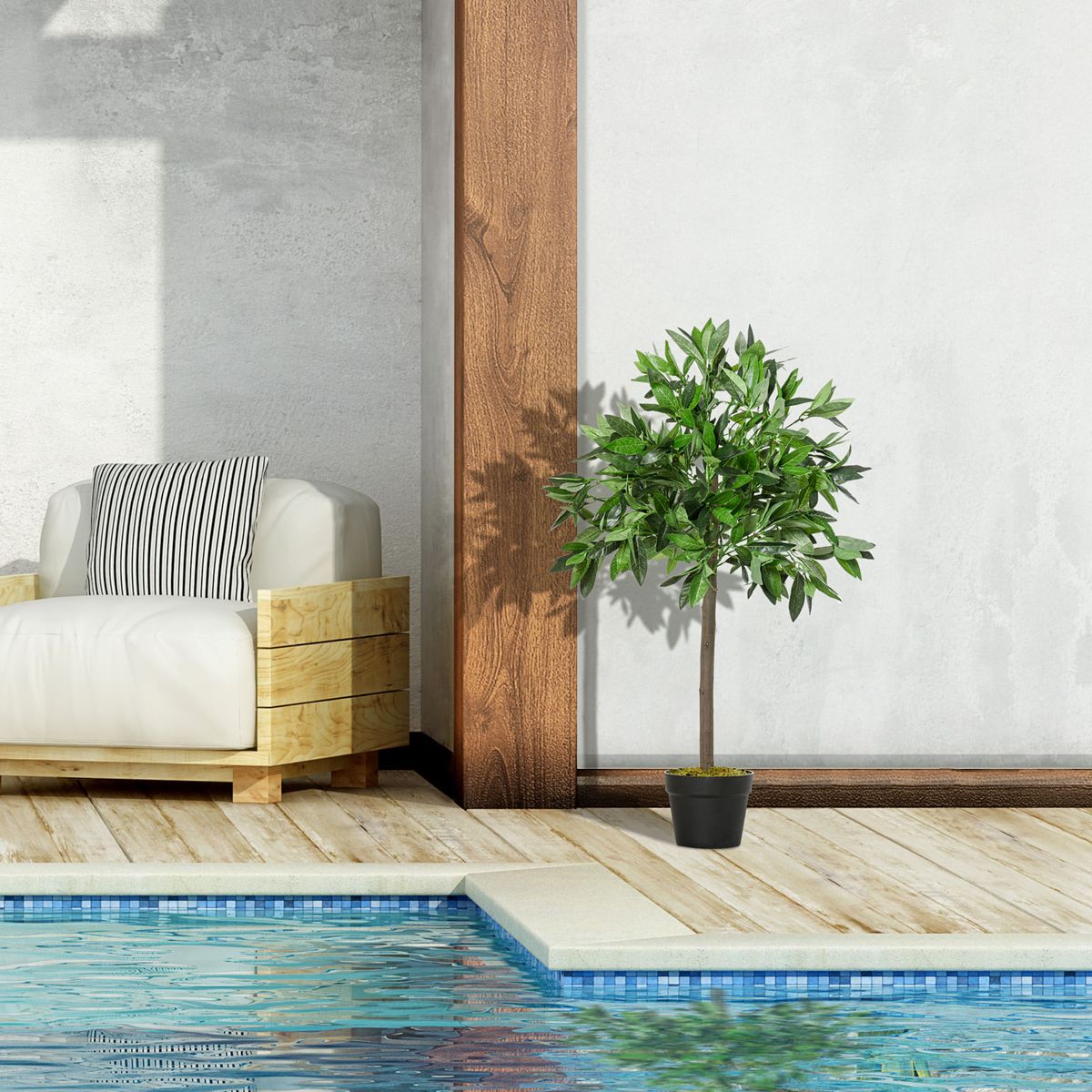 Pack-2-plantas-artificiales-Lohan-Outsunny-verde-Ø16x90-cm