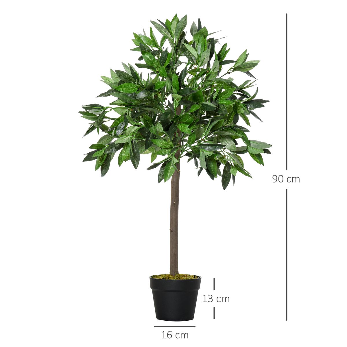 Pack-2-plantas-artificiales-Lohan-Outsunny-verde-Ø16x90-cm