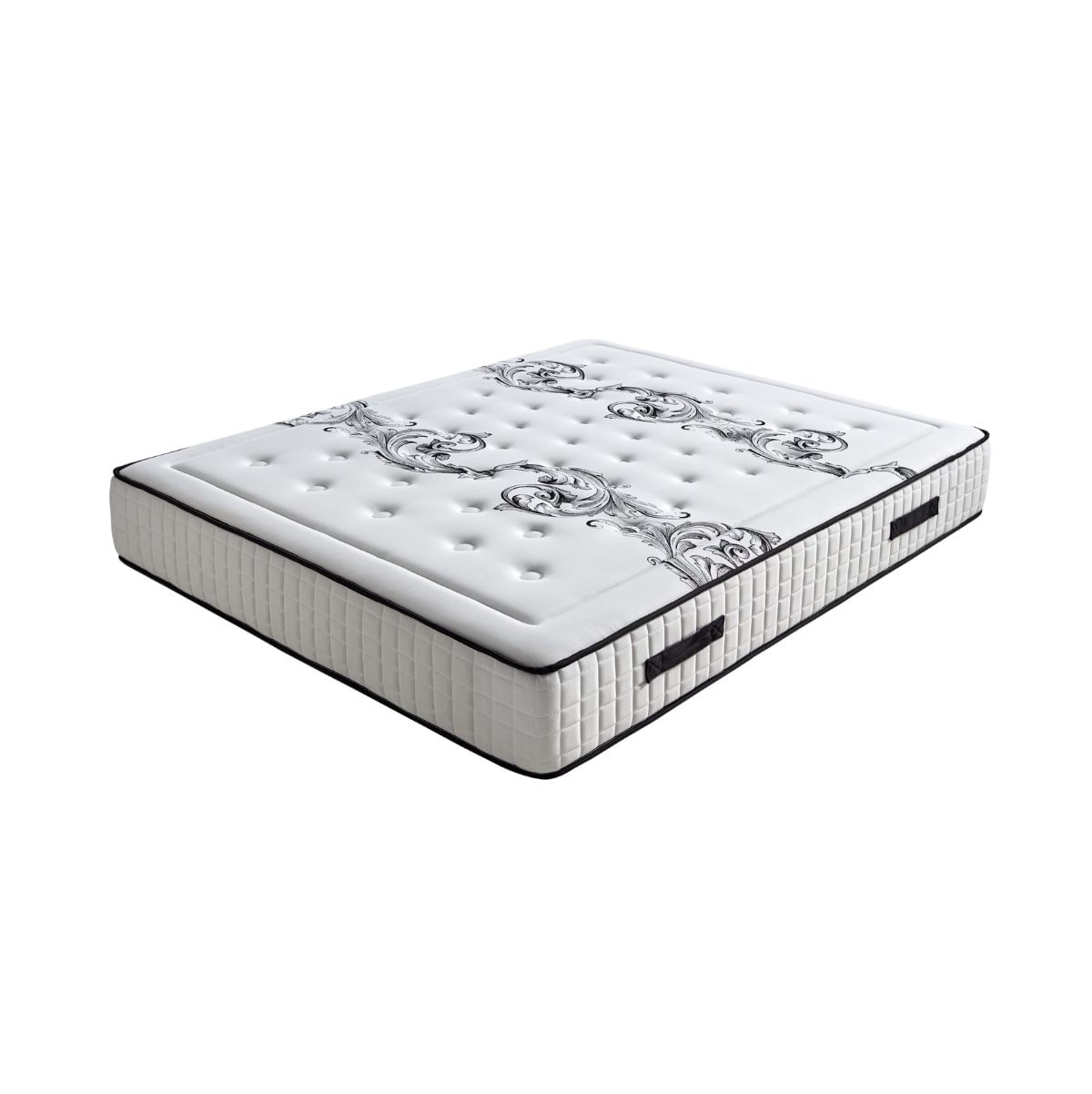 Colchon-visco-muelle-Dual-Queen-nucleo-muelle-ensacado-blanco-29-cm-fondo-blanco