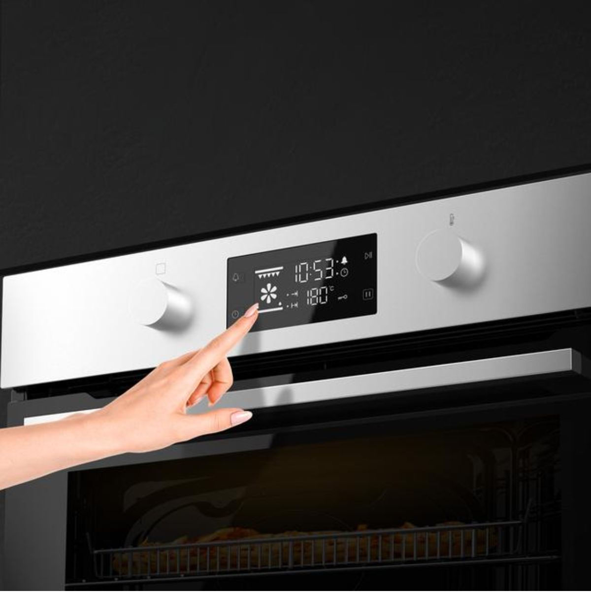 Horno-pirolitico-integrable-Cecotec-Bolero-Hexa-P526000-Line-A-2800W-73L-9-funciones-A-negro-595-cm