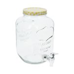 Dispensador-de-bebidas-4L-con-tapa-cristal-transparente-amarillo-fondo-blanco