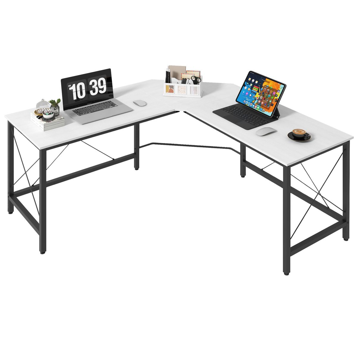 Escritorio-Frambuesa-Homcom-diseño-esquinero-blanco-76x150x150-cm-fondo-blanco