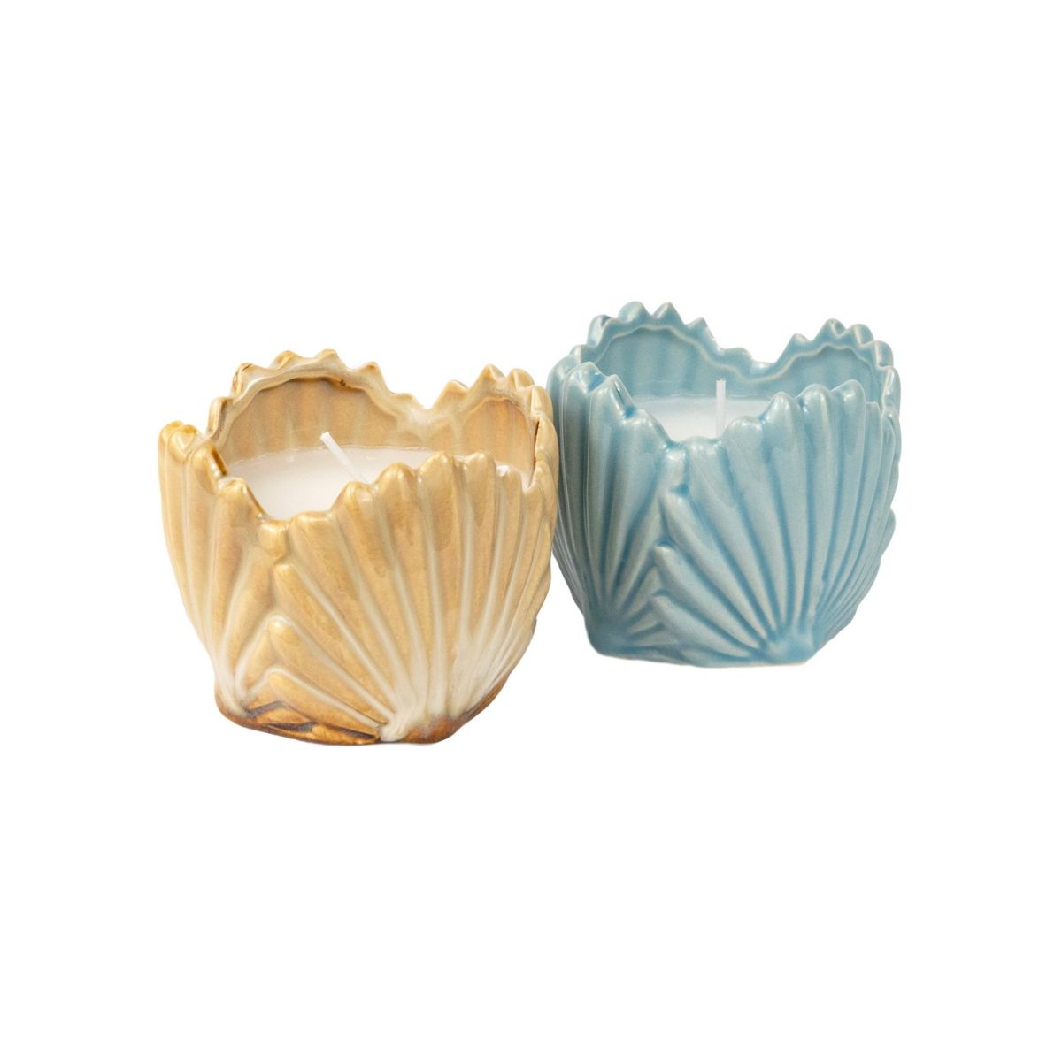 Vela-decorativa-diseño-concha-porcelana-azul-Ø85x70-cm