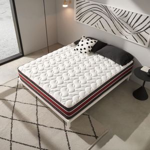 Colchón visco Grand Premier núcleo HR Ergo Soja blanco 29 cm