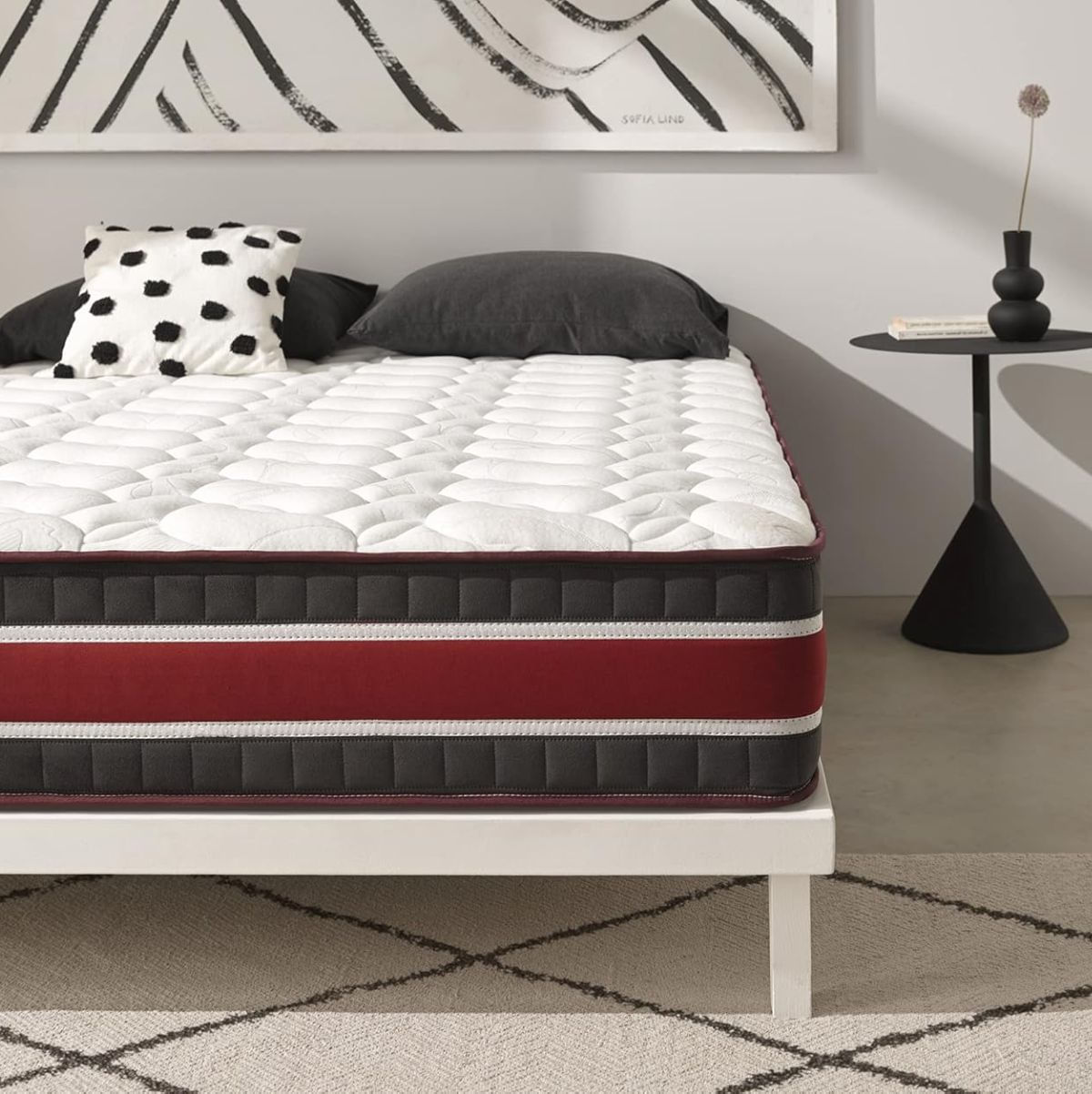 Colchon-visco-Grand-Premier-nucleo-HR-Ergo-Soja-blanco-29-cm-detalle