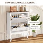 Zapatero-Kiwita-Homcom-2-cajones-abatibles-blanco-109x84x29-cm
