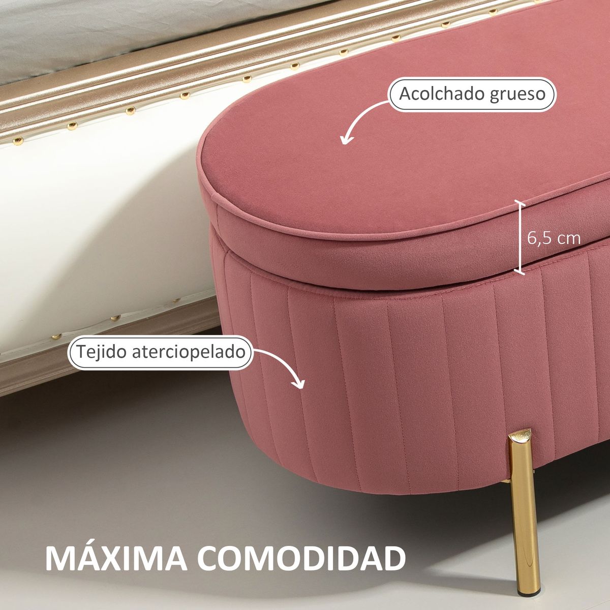 Banco-de-almacenaje-Melocoton-Homcom-acolchado-rosa-435x108x44-cm-detalle
