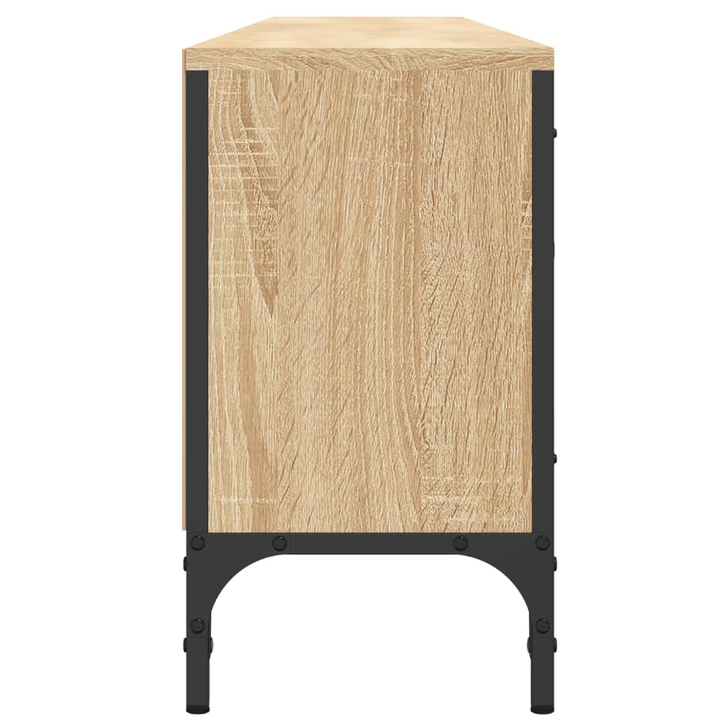 Mueble-de-TV-Acuario-2-armarios---cajon---compartimento-natural-44x200x25-cm-perfil