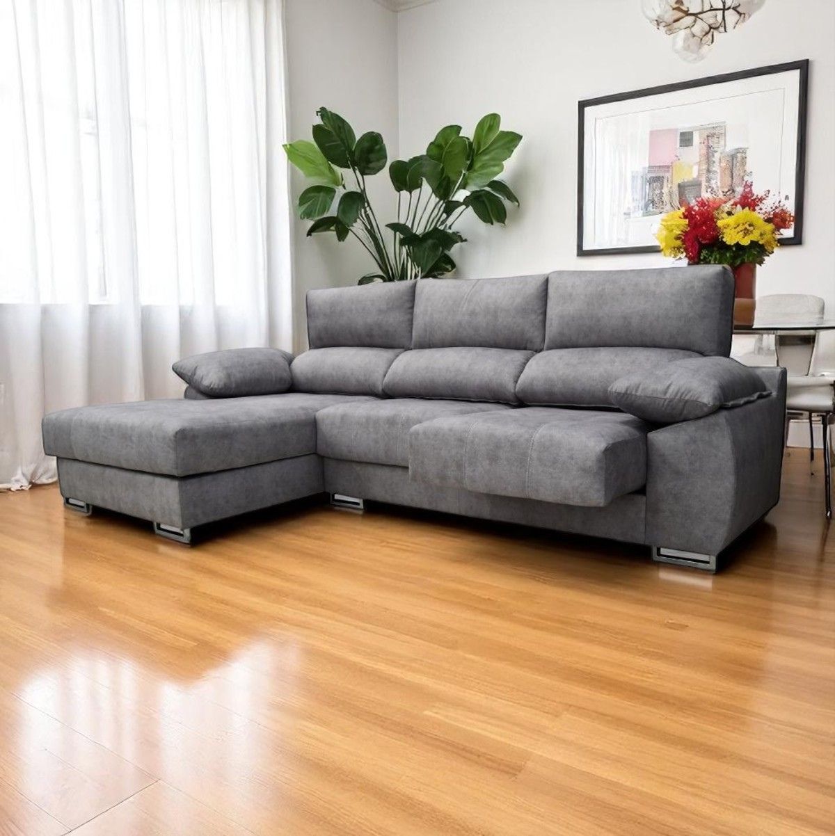 Sofa-chaiselongue-izquierda-Paolo-Magia-3-plazas-USB-gris-100x300x170-cm