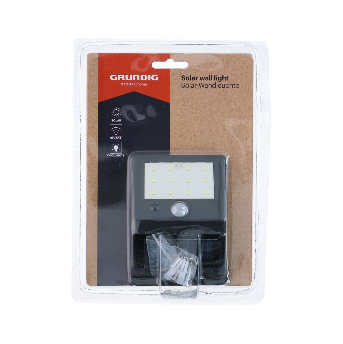 Sensor-de-pared-panel-solar-LED-negro