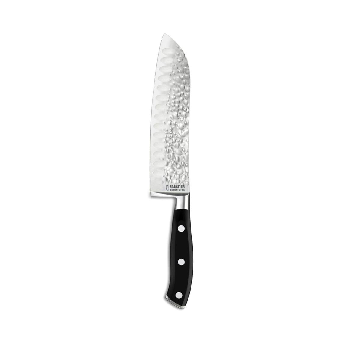 Cuchillo-Santoku-Carbon-Sabatier-inox-negro-30-cm--