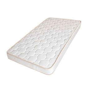 Colchón visco Cuna Bamboo núcleo HR Extra Suave blanco 12 cm