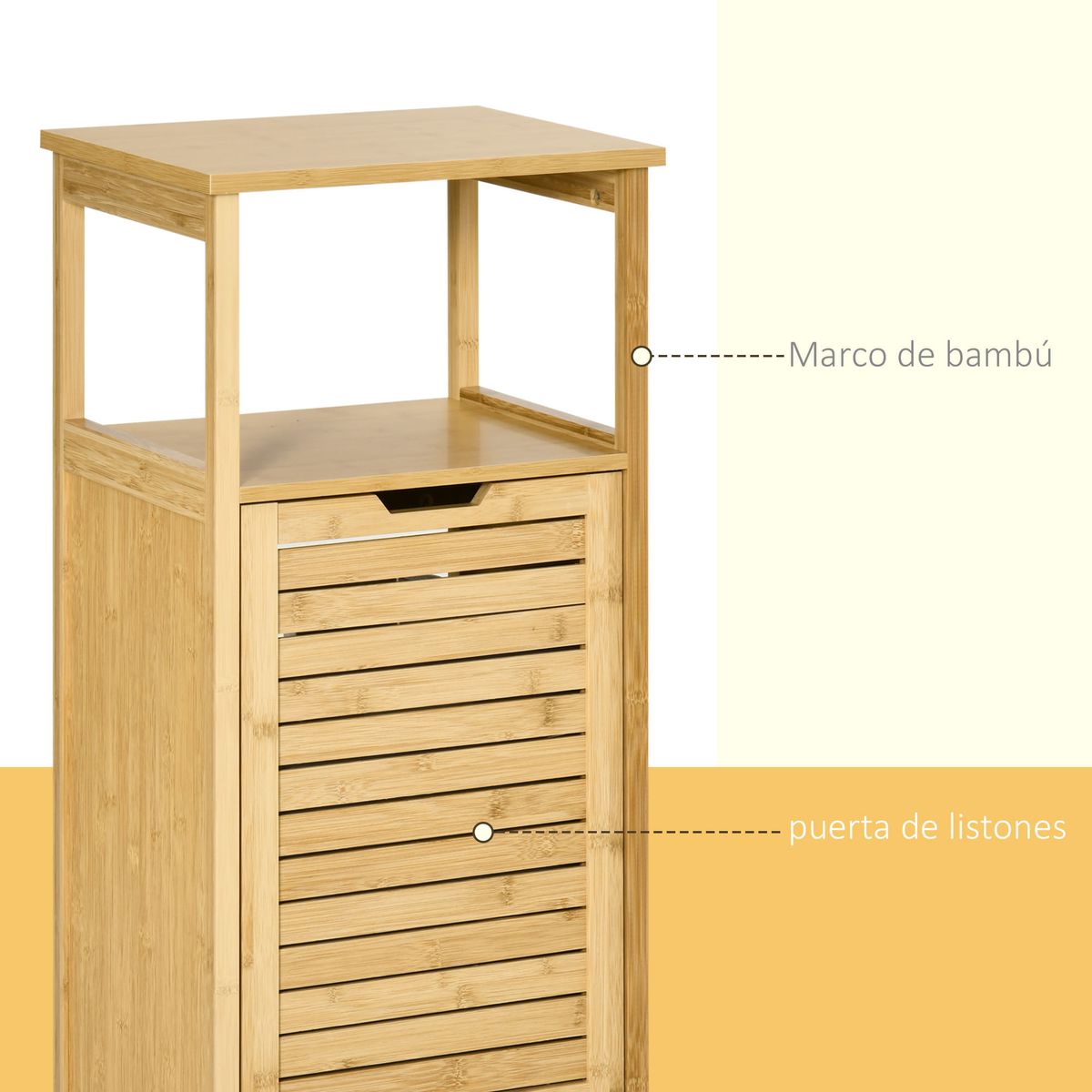 Mueble-auxiliar-Talo-Kleankin-estante---cesto-ropa-sucia-natural-865x40x30-cm-