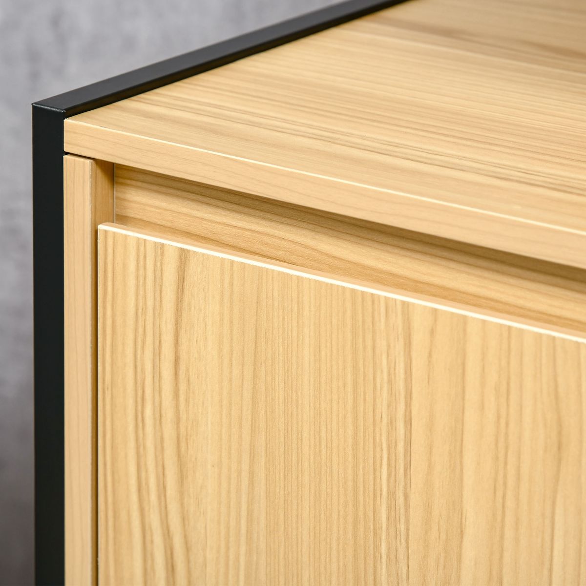 Mueble-de-baño-Colmar-Kleankin-2-puertas---2-estantes-natural-negro-652x60x30-cm--detalle