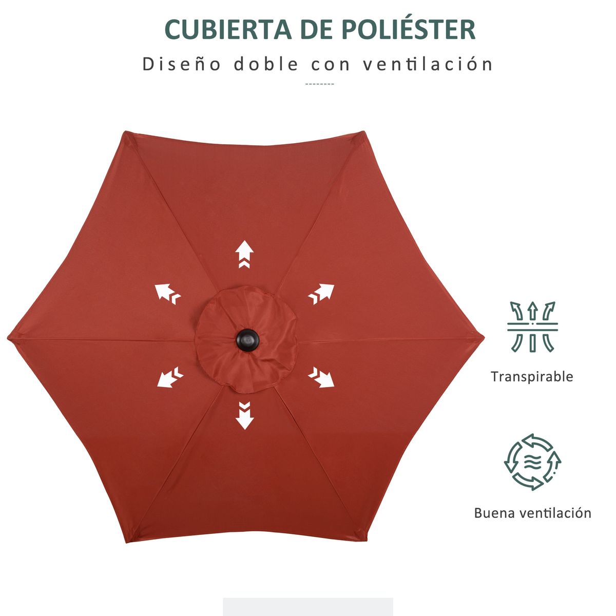 Sombrilla-Melissa-Outsunny-mastil-desmontable---ventilacion-rojo-Ø196-cm-