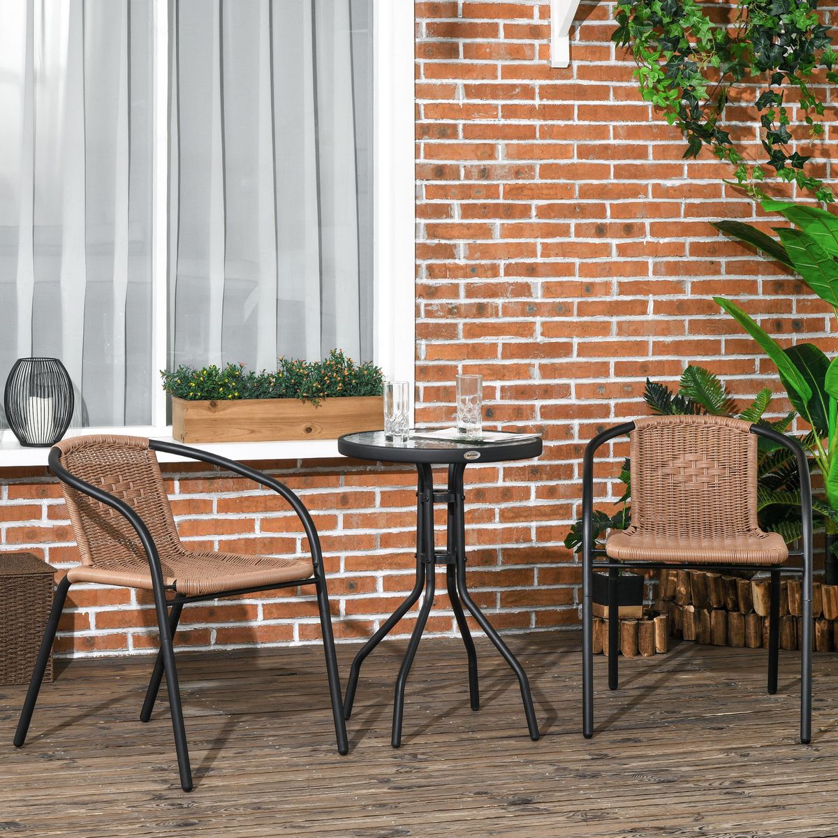 Conjunto-de-jardin-Naranjo-2-sillas---mesa-negro-natural