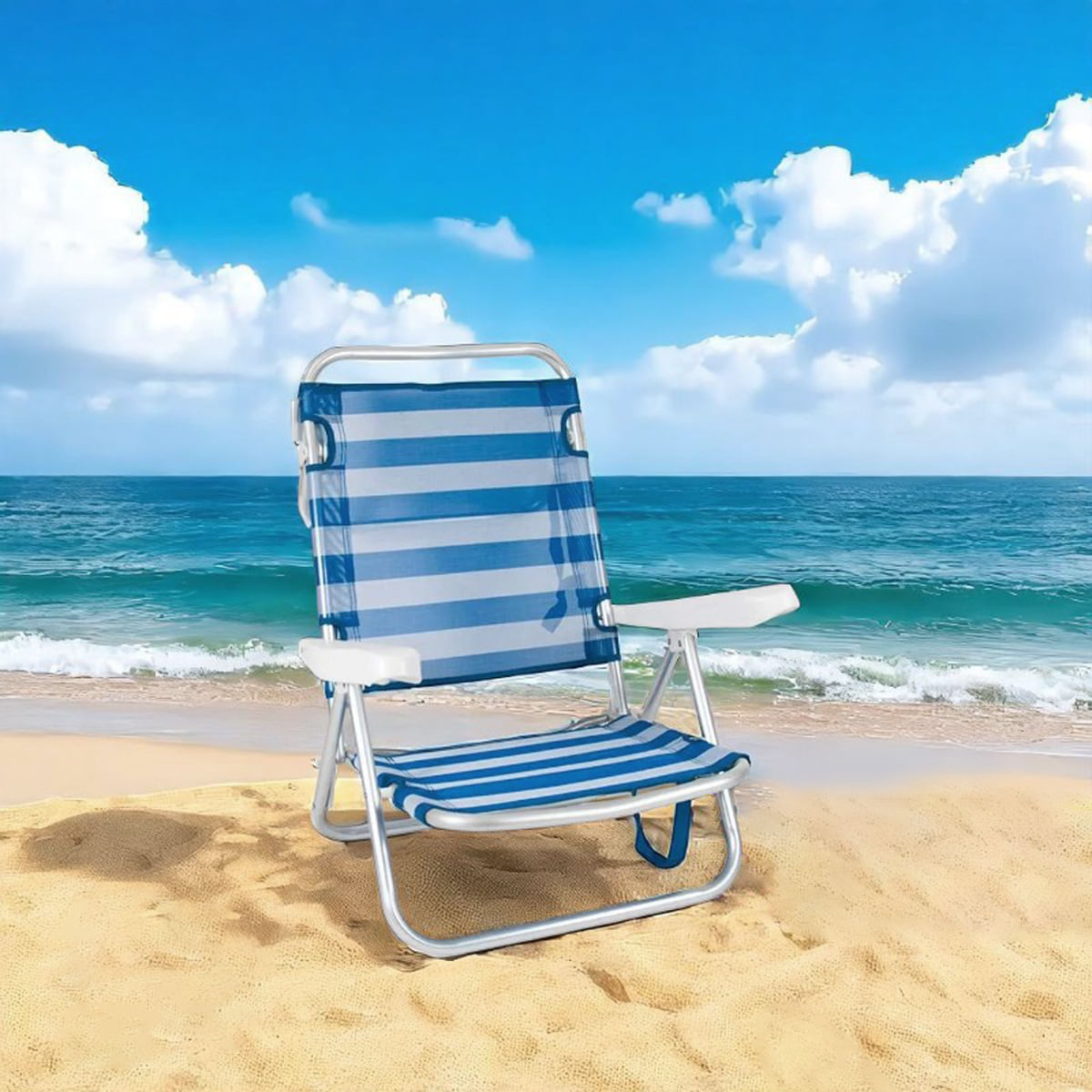 Silla-de-playa-Ariel-reclinable-plegable-estampado-a-rayas-azul-blanco-108x60x78-cm