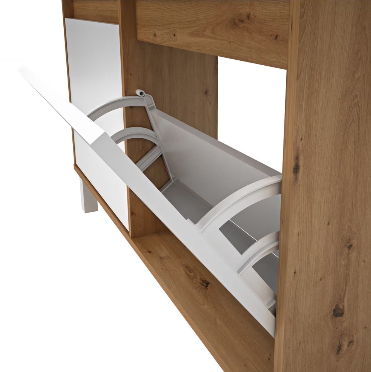 Zapatero-Dewe-4-puertas-abatibles-blanco-natural-110x110x20-cm-puerta