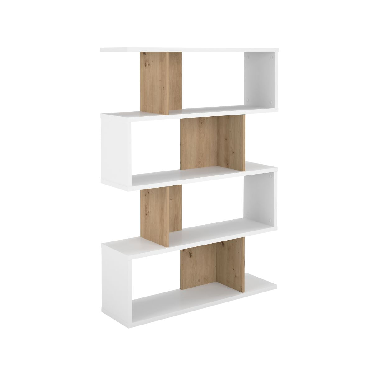 Estanteria-ZigZag-4-niveles-blanco-natural-1525x110x286-cm-fondo-blanco