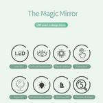 Espejo-de-aumento-con-luz-LED---rotacion-blanco-verde