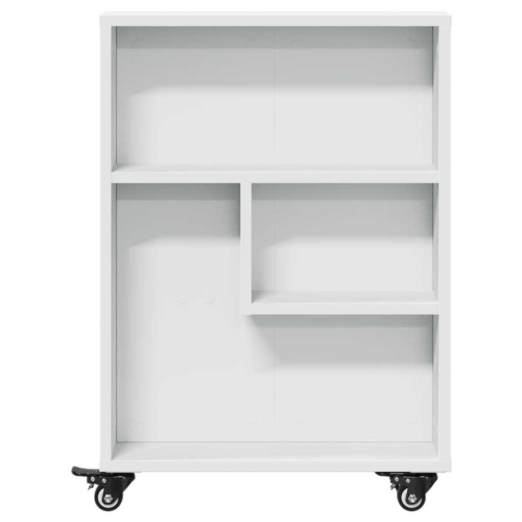 Carrito-auxiliar-Lombarda-3-compartimentos-con-ruedas-blanco-68x48x13-cm