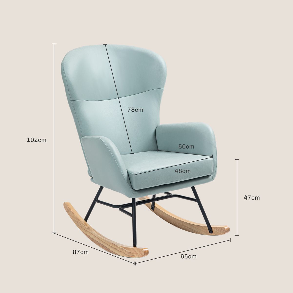 Mecedora-Diana-Homcom-asiento-acolchado---reposabrazos-verde-turquesa-102x65x87-cm-
