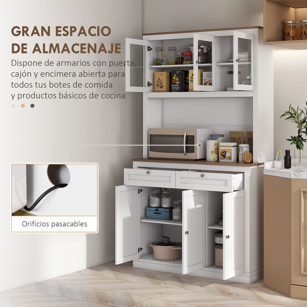 Vitrina-Daisy-Homcom-2-armarios-superiores---2-cajones---2-armarios-inferiores-blanco-180x100x40-cm-