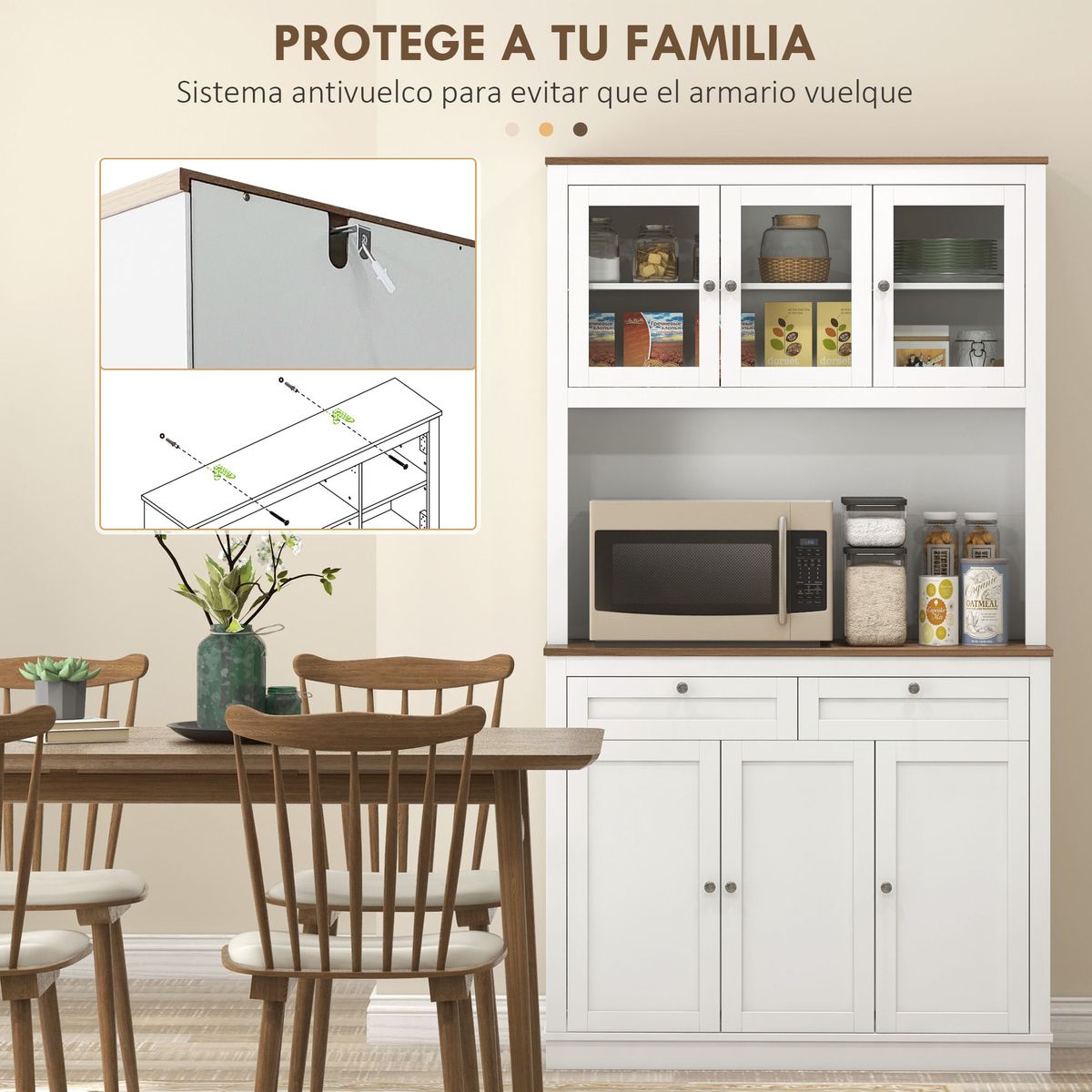 Vitrina-Daisy-Homcom-2-armarios-superiores---2-cajones---2-armarios-inferiores-blanco-180x100x40-cm-
