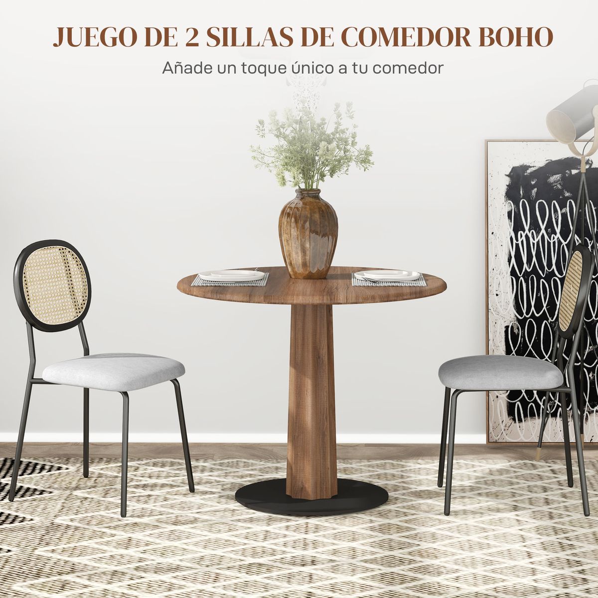 Pack-de-2-sillas-de-comedor-Manchester-Homcom-negro-gris