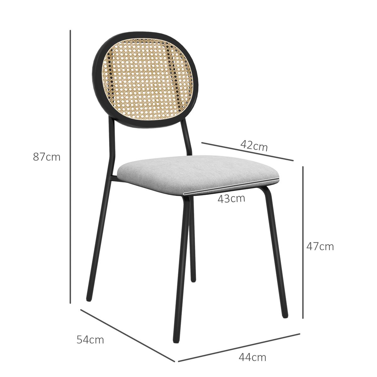 Pack-de-2-sillas-de-comedor-Manchester-Homcom-negro-gris