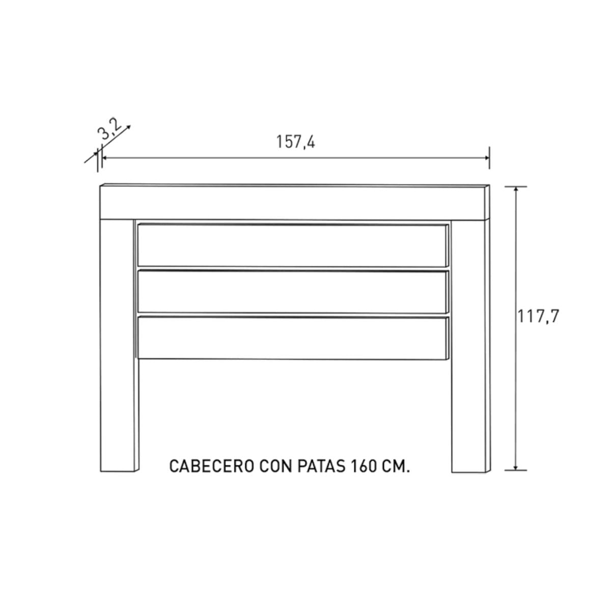 Cabecero-Roncal-con-patas-andersen-roble-160-cm-medidas