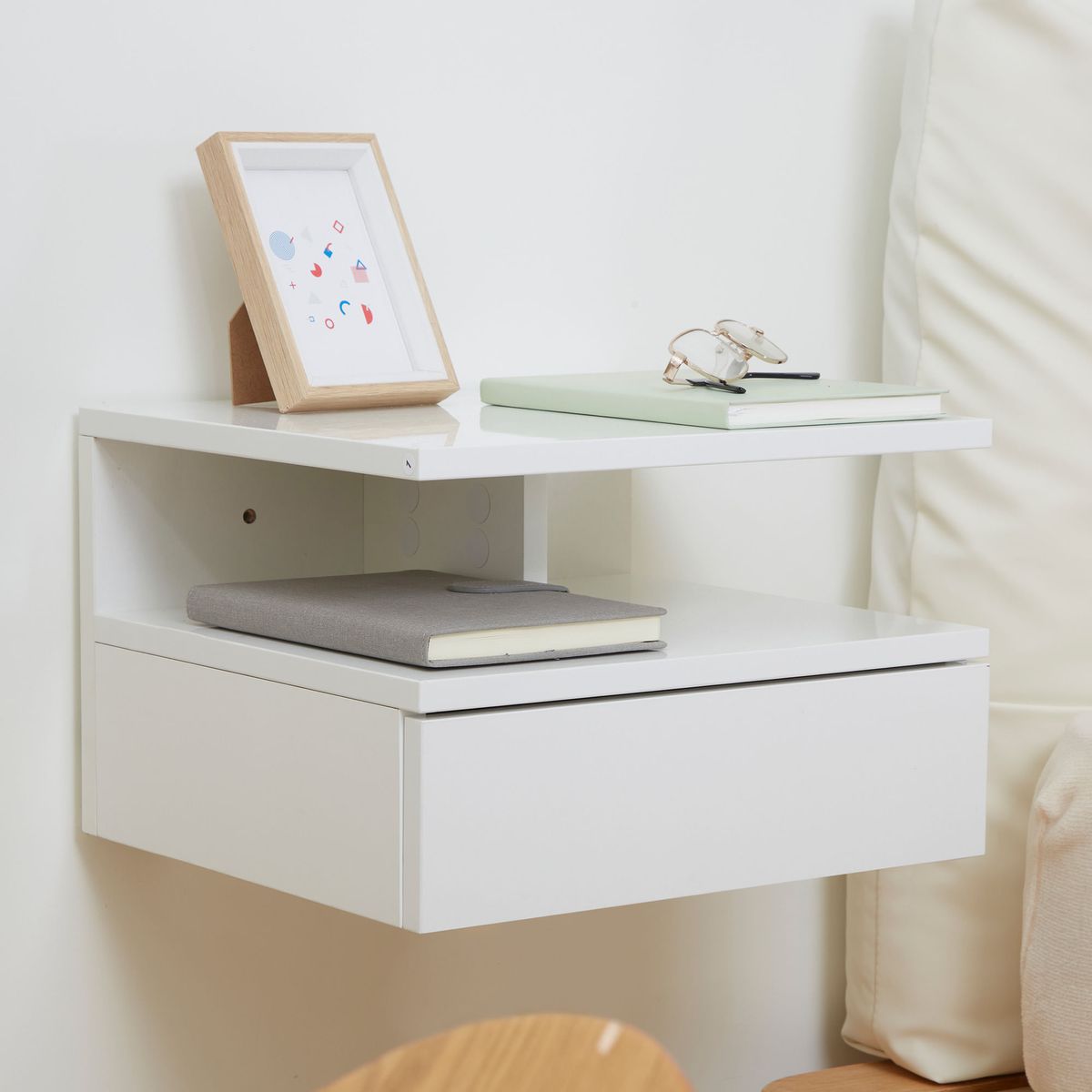 Pack-de-2-mesitas-de-noche-Jimena-Homcom-1-cajon---1-estante-blanco-