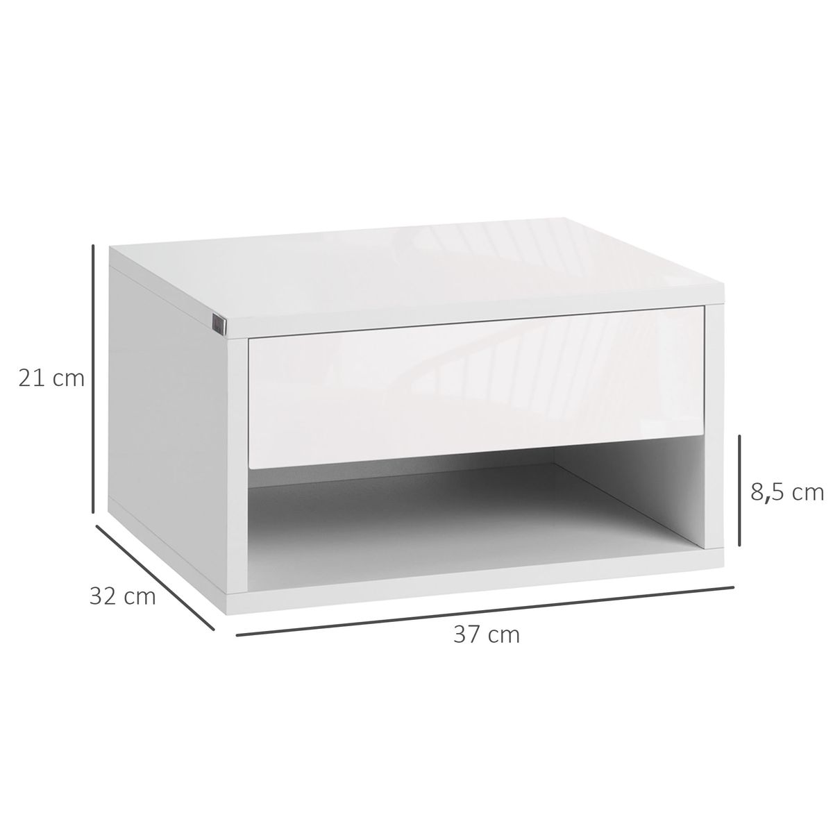 Pack-de-2-mesitas-Manuela-Homcom-1-cajon---1-estante-blanco-
