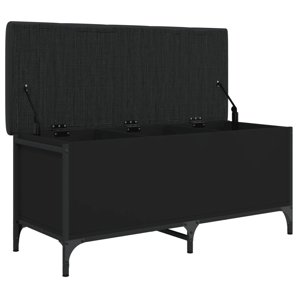 Banco-de-almacenaje-Tristan-tapa-abatible---cojin-negro-45x102x42-cm-