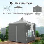 Carpa-Zamora-Outsunny-plegable---paredes-desmontables---bolsa-gris-325x290x290-cm-