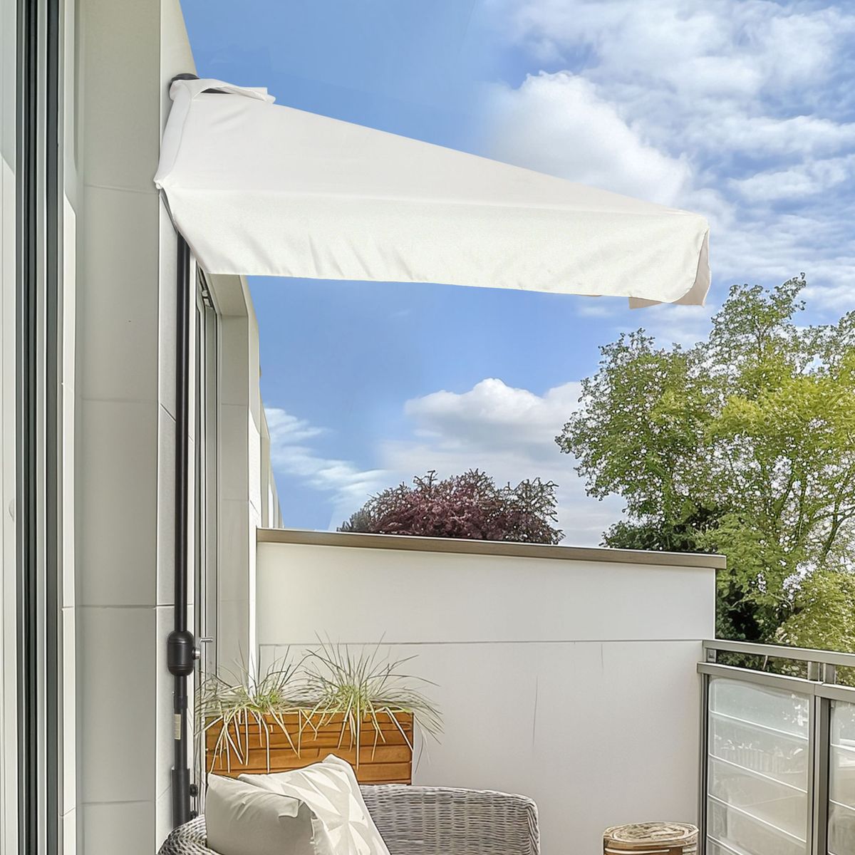 Sombrilla-de-pared-Chicago-Outsunny-apertura-con-manivela-crema-249x230x130-cm-
